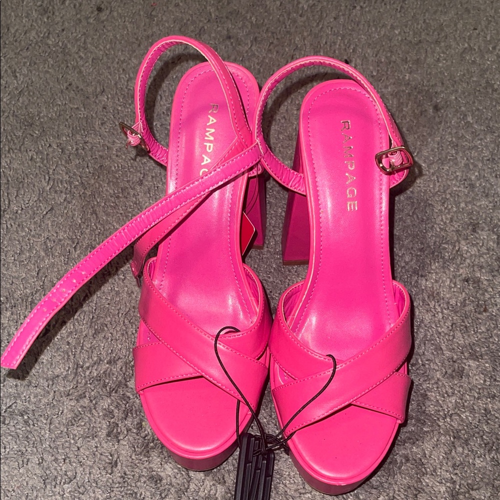 Rampage Fuchsia Heeled Sandals
( 2 day BLOWOUT SALE)
